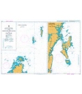 British Admiralty Nautical Chart 1419 Coco Channel and Northern Approaches to Port Blair