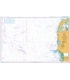 British Admiralty Nautical Chart 1422 Esbjerg to Hanstholm including Offshore Oil and Gas Fields
