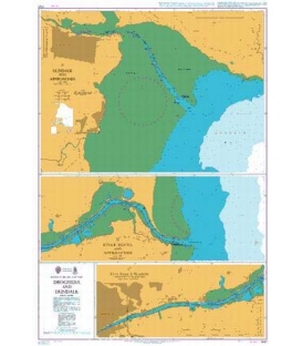 British Admiralty Nautical Chart 1431 Drogheda and Dundalk