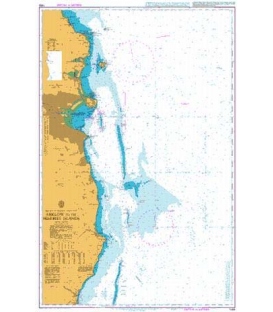 British Admiralty Nautical Chart 1468 Arklow to the Skerries Islands