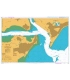 British Admiralty Nautical Chart 1491 Harwich and Felixstowe