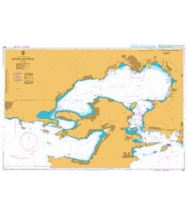 British Admiralty Nautical Chart 1513 Kolpos Elefsinas