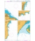 British Admiralty Nautical Chart 1515 Ports on the East Coast of Spain