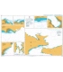 British Admiralty Nautical Chart 1526 Straits and Harbours in the Islands of Samos, Ikaria and Fournoi