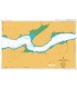 British Admiralty Nautical Chart 1548 River Shannon Ardmore Point to Rinealon Point