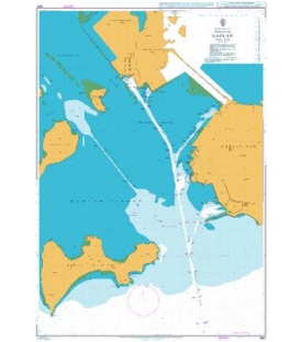 British Admiralty Nautical Chart 1557 Zhuhai Gang Gaolan Gangqu