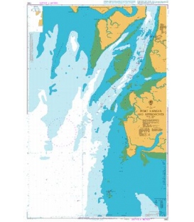 British Admiralty Nautical Chart 1562 Port Kamsar and Approaches