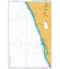British Admiralty Nautical Chart 1565 Alleppey to Sacrifice Rock