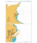 British Admiralty Nautical Chart 1567 Approaches to Annaba
