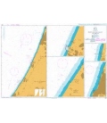 British Admiralty Nautical Chart 1591 Ports on the Coast of Israel