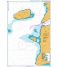 British Admiralty Nautical Chart 1608 Approaches to Canakkale Bogazi (The Dardanelles)