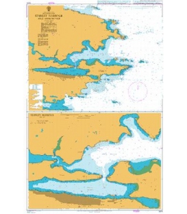 British Admiralty Nautical Chart 1614 Stanley Harbour and Approaches