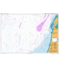 British Admiralty Nautical Chart 1631 DW Routes to Ijmuiden and Texel