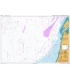 British Admiralty Nautical Chart 1631 DW Routes to Ijmuiden and Texel