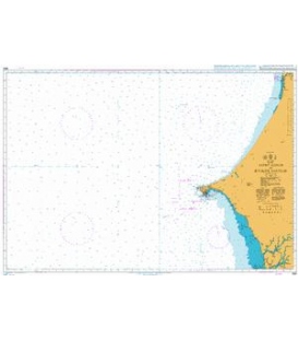 British Admiralty Nautical Chart 1663 Saint-Louis to Riviere Saloum