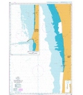 British Admiralty Nautical Chart 1688 Approaches to Nouakchott