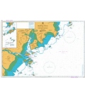 British Admiralty Nautical Chart 1721 Beiji Liedao to Taizhou Liedao