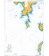 British Admiralty Nautical Chart 1734 Approaches to Ria de Arousa