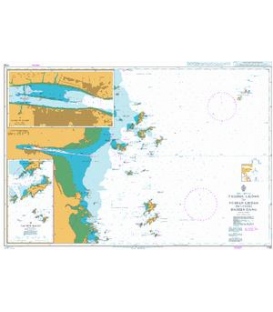 British Admiralty Nautical Chart 1738 Taizhou Liedao to Yushan Liedao including Haimen Gang