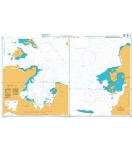 British Admiralty Nautical Chart 1741 Plans in Greenwich Island