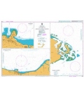 British Admiralty Nautical Chart 1750 Anchorages in Guadalcanal Island