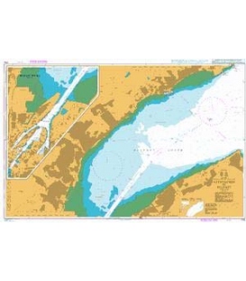 British Admiralty Nautical Chart 1752 Approaches to Belfast