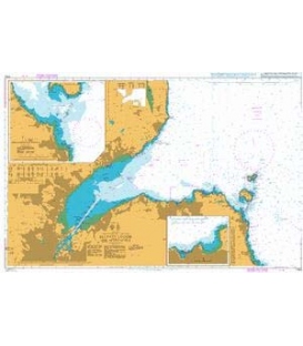 British Admiralty Nautical Chart 1753 Belfast Lough and Approaches