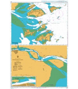 British Admiralty Nautical Chart 1763 Wenzhou Gang