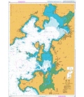 British Admiralty Nautical Chart 1764 Ria de Arousa