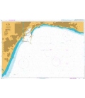 British Admiralty Nautical Chart 1851 Malaga