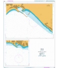 British Admiralty Nautical Chart 1854 Montril and Adra