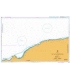 British Admiralty Nautical Chart 1909 Ile Plane to Cherchell