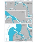 British Admiralty Nautical Chart 1943 Kuala Paloh to Batang Rajang