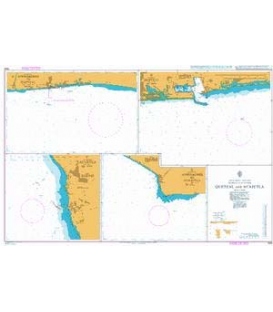 British Admiralty Nautical Chart 1946 Quetzal and Acajutla