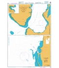 British Admiralty Nautical Chart 1955 Ports in the Yemen