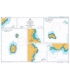 British Admiralty Nautical Chart 1959 Flores-Corvo and Santa Maria with Banco Das Formigas