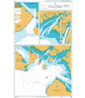 British Admiralty Nautical Chart 1961 Ports and Anchorages in Golfo de Fonseca