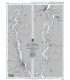 British Admiralty Nautical Chart 1982B Rio Parana -  Rosario to Parana