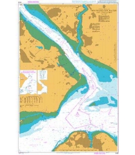 British Admiralty Nautical Chart 2038 Southampton Water and Approaches