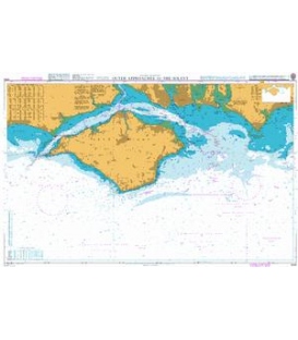 British Admiralty Nautical Chart 2045 Outer Approaches to The Solent