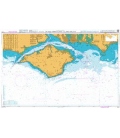 British Admiralty Nautical Chart 2045 Outer Approaches to The Solent