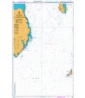 British Admiralty Nautical Chart 2093 Southern Approach to North Channel
