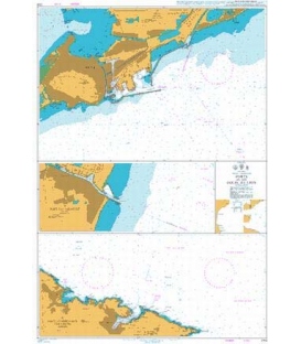 British Admiralty Nautical Chart 2114 Ports in the Golfe Du Lion