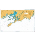 British Admiralty Nautical Chart 2129 Long Island Bay to Castlehaven