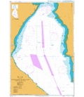British Admiralty Nautical Chart 2133 Approaches to Suez Bay ( Bahr al Qulzum)