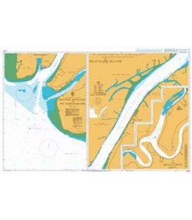 British Admiralty Nautical Chart 2153 Southern Approaches to Pelabuhan Klang