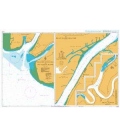 British Admiralty Nautical Chart 2153 Southern Approaches to Pelabuhan Klang