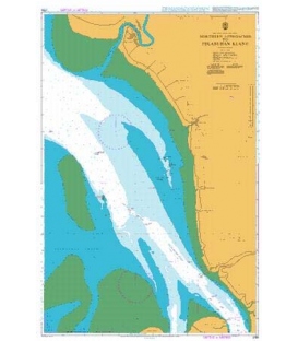 British Admiralty Nautical Chart 2155 Malacca Strait - Malaysia, Approaches to Selat Klang Utara
