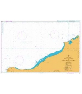 British Admiralty Nautical Chart 2195 Punta Gallinas to Bahia de Santa Marta