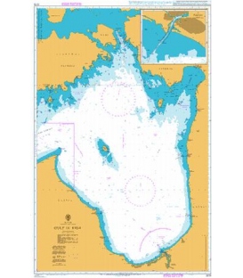 British Admiralty Nautical Chart 2215 Gulf of Riga
